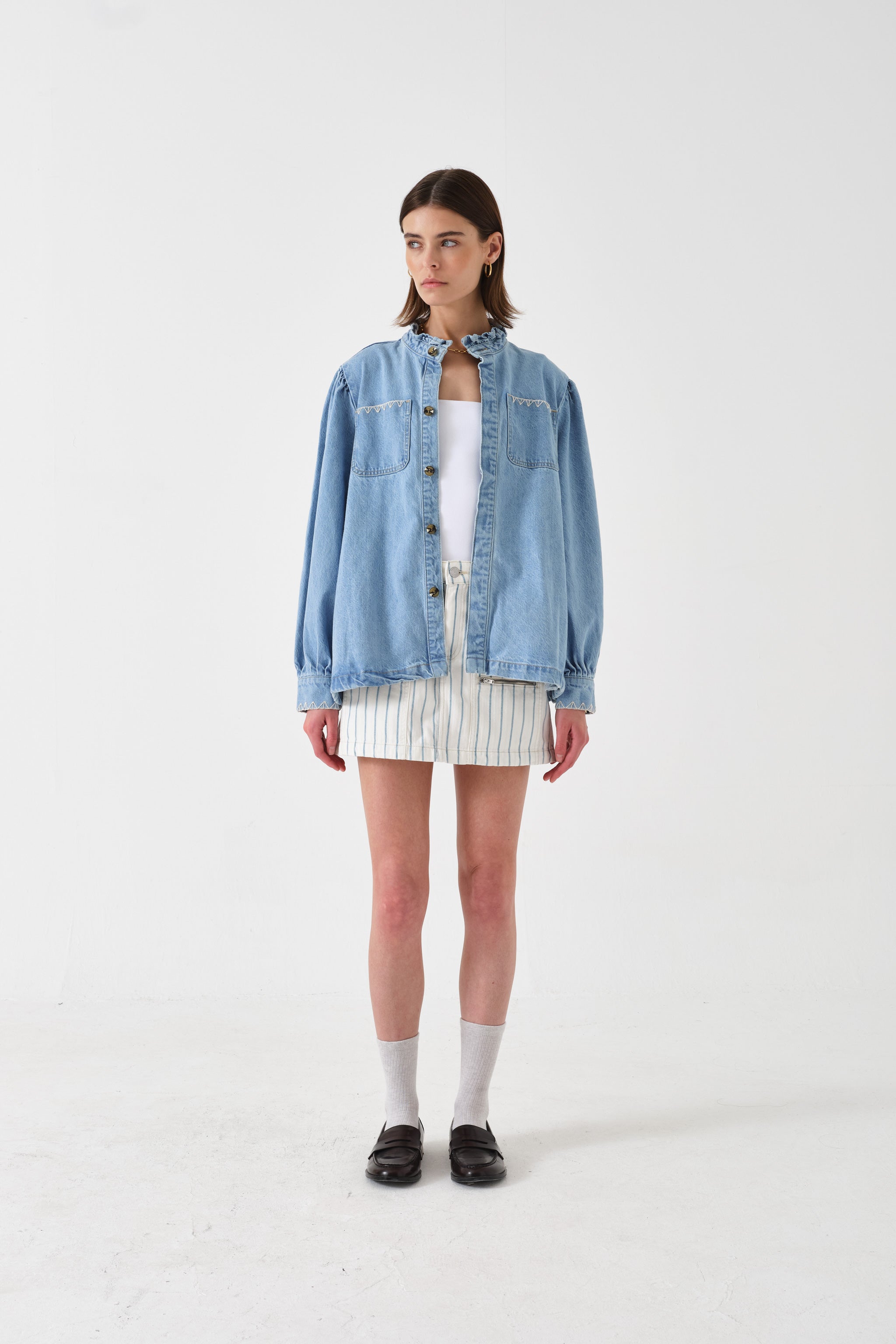 SEVENTY+MOCHI DANA SUNBLEACHED JACKET