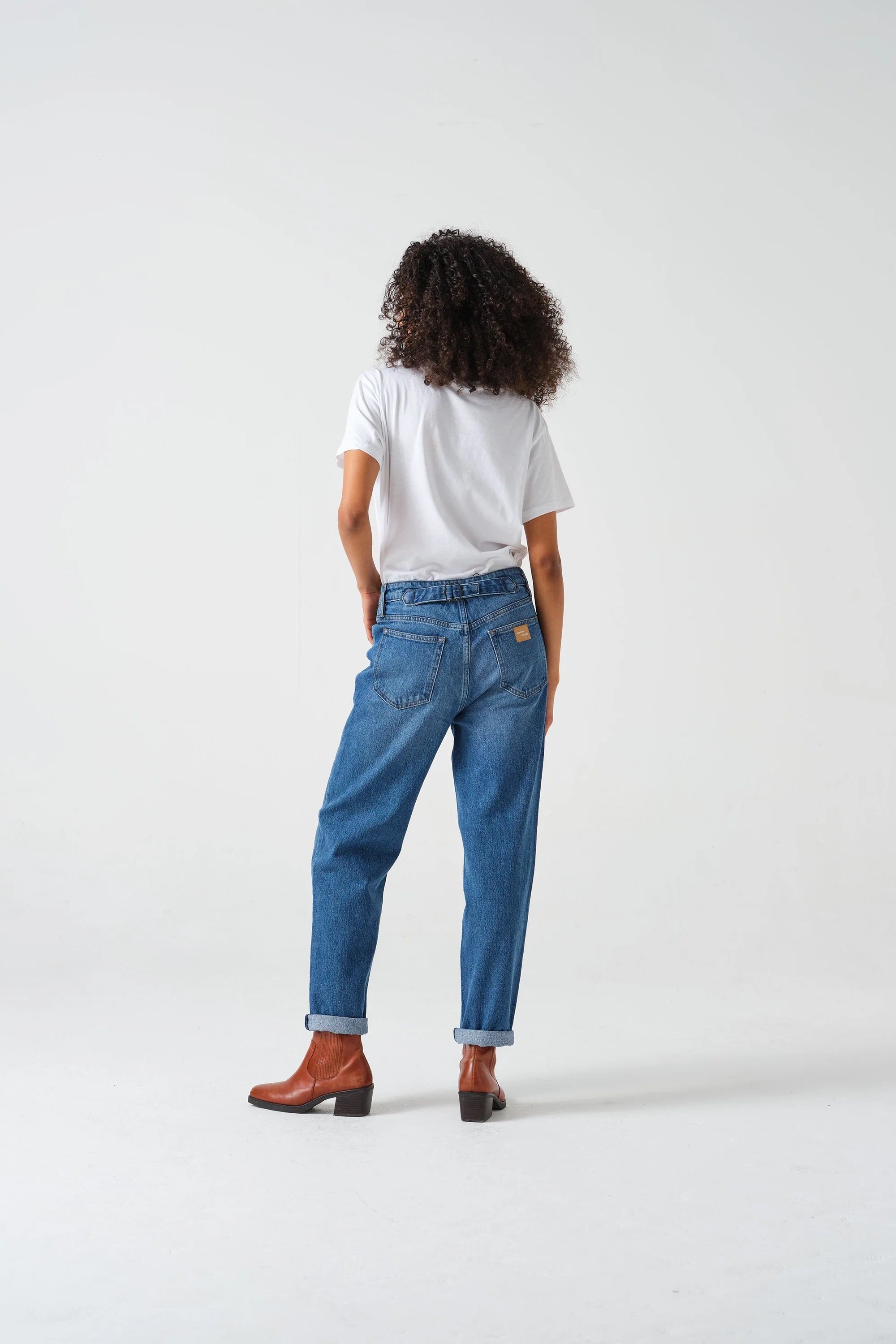 SEVENTY+MOCHI BOBBI BOYFRIEND JEANS DESERT VINTAGE AMERICANA