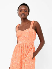 FRENCH CONNECTION DRESS ERIN GRETTA CORAL