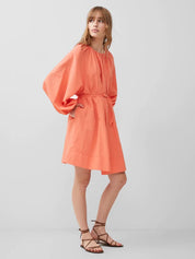 FRENCH CONNECTION DRESS ALORA CORAL