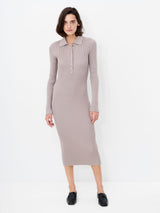 FRENCH CONNECTION  MARI L/S MIDI TAUPE NEUTRAL