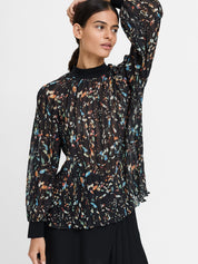 FRENCH CONNECTION  KYLIE CLAUDETTE BLACK MULTI