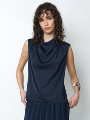 FRENCH CONNECTION  DAMASCO AIR FLOW NEW NAVY