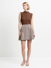 FRENCH CONNECTION LEXI SUITING ESPRESSO BROWN