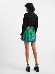 FRENCH CONNECTION SKIRT EMBELLISHED MINERAL