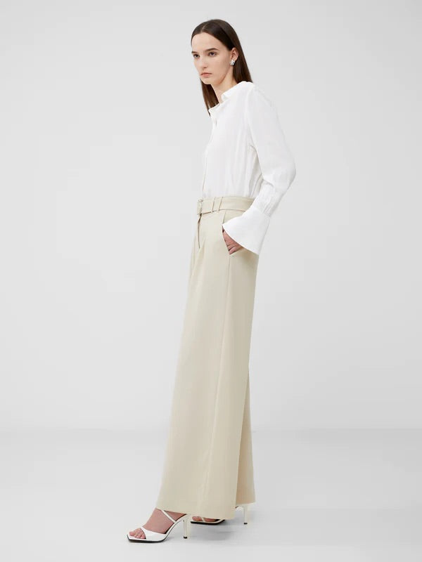 FRENCH CONNECTION EVERLY SUITING OYSTER GRAY TROUSER