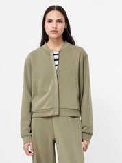 FRENCH CONNECTION WREN BOMBER WASHED KHAKI