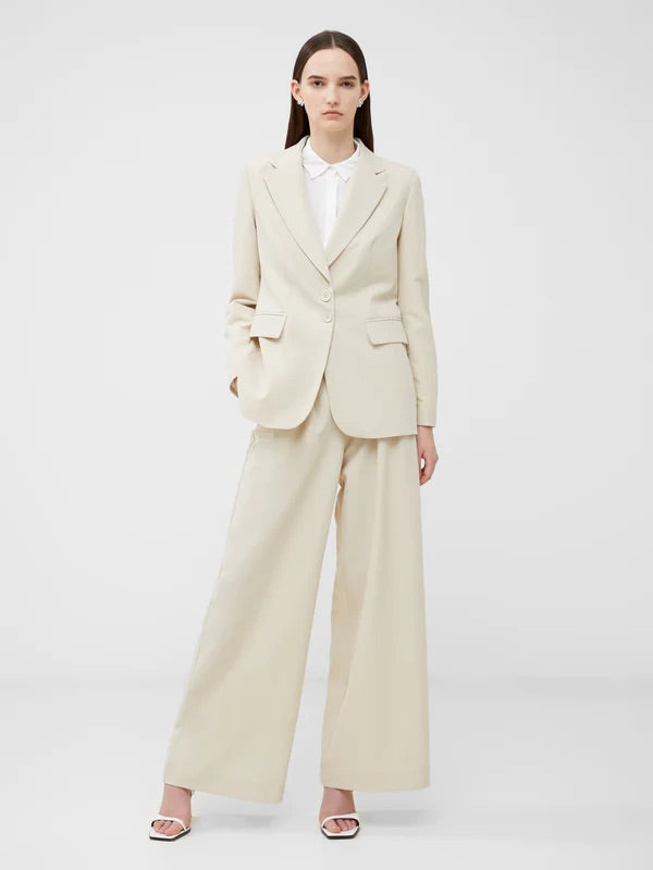 FRENCH CONNECTION EVERLY SUITING OYSTER JACKET