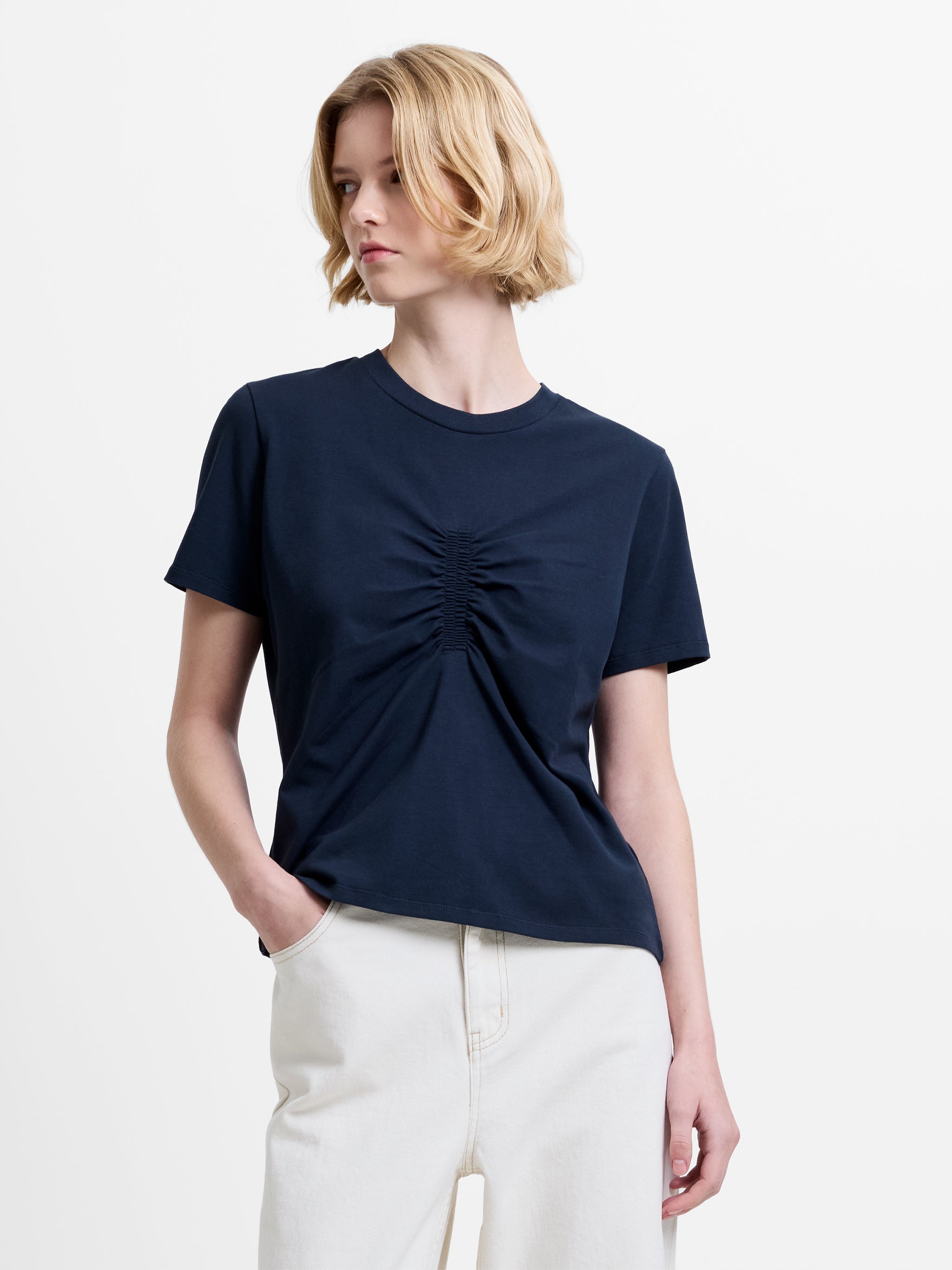 FRENCH CONNECTION  ROUCH FRONT NAVY