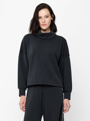 FRENCH CONNECTION  WREN TURTLE SWEAT GRAPHITE GREY