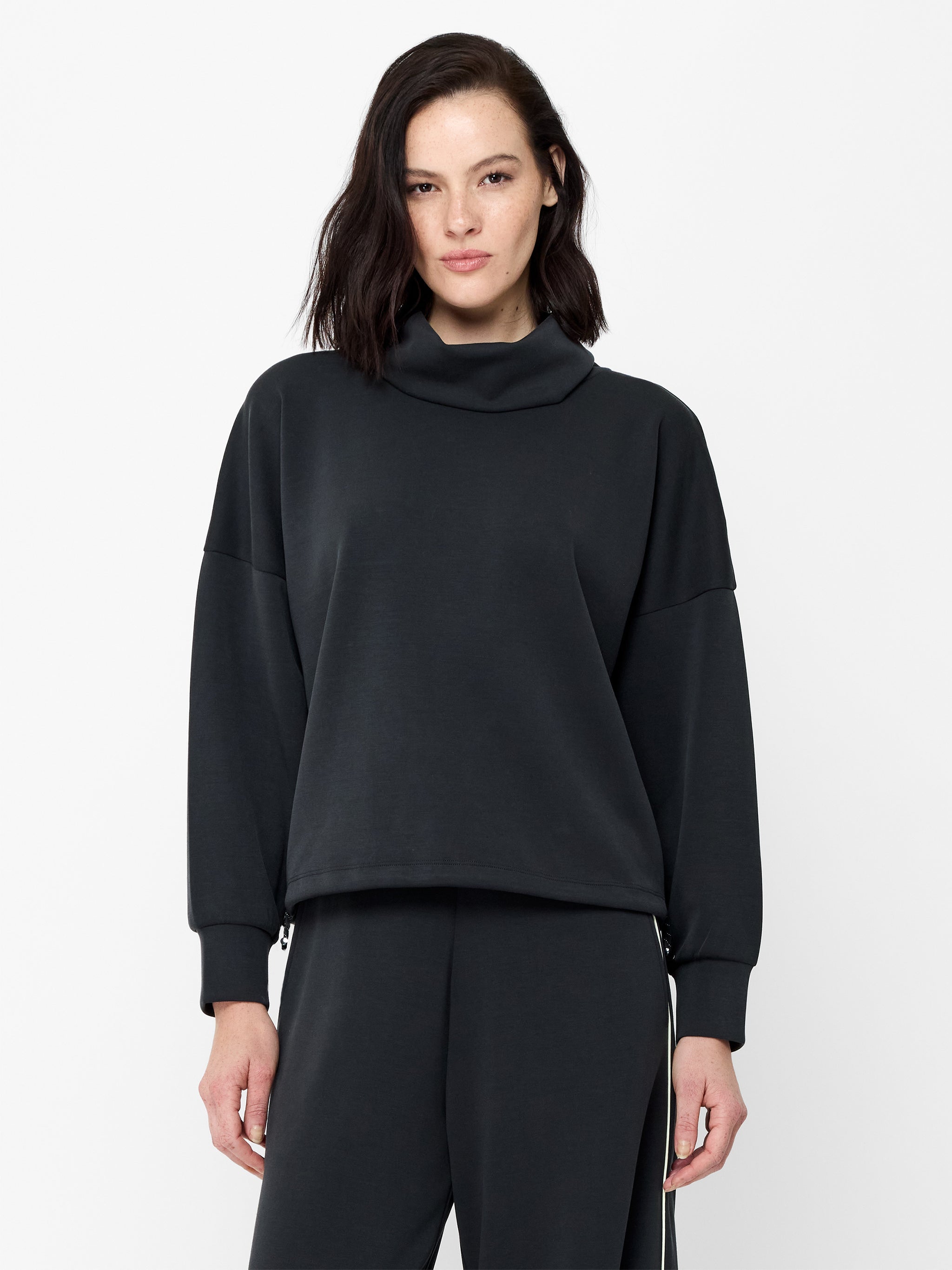 FRENCH CONNECTION  WREN TURTLE SWEAT GRAPHITE GREY