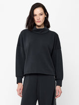 FRENCH CONNECTION  WREN TURTLE SWEAT GRAPHITE GREY