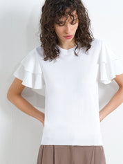 FRENCH CONNECTION  AYLAA KRISTA LINEN WHITE