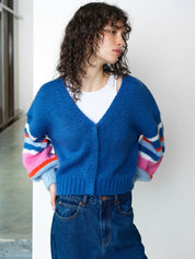 FRENCH CONNECTION MONROE AZURE BLUE MULTI