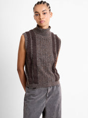 FRENCH CONNECTION  KEZIA TANK Brown