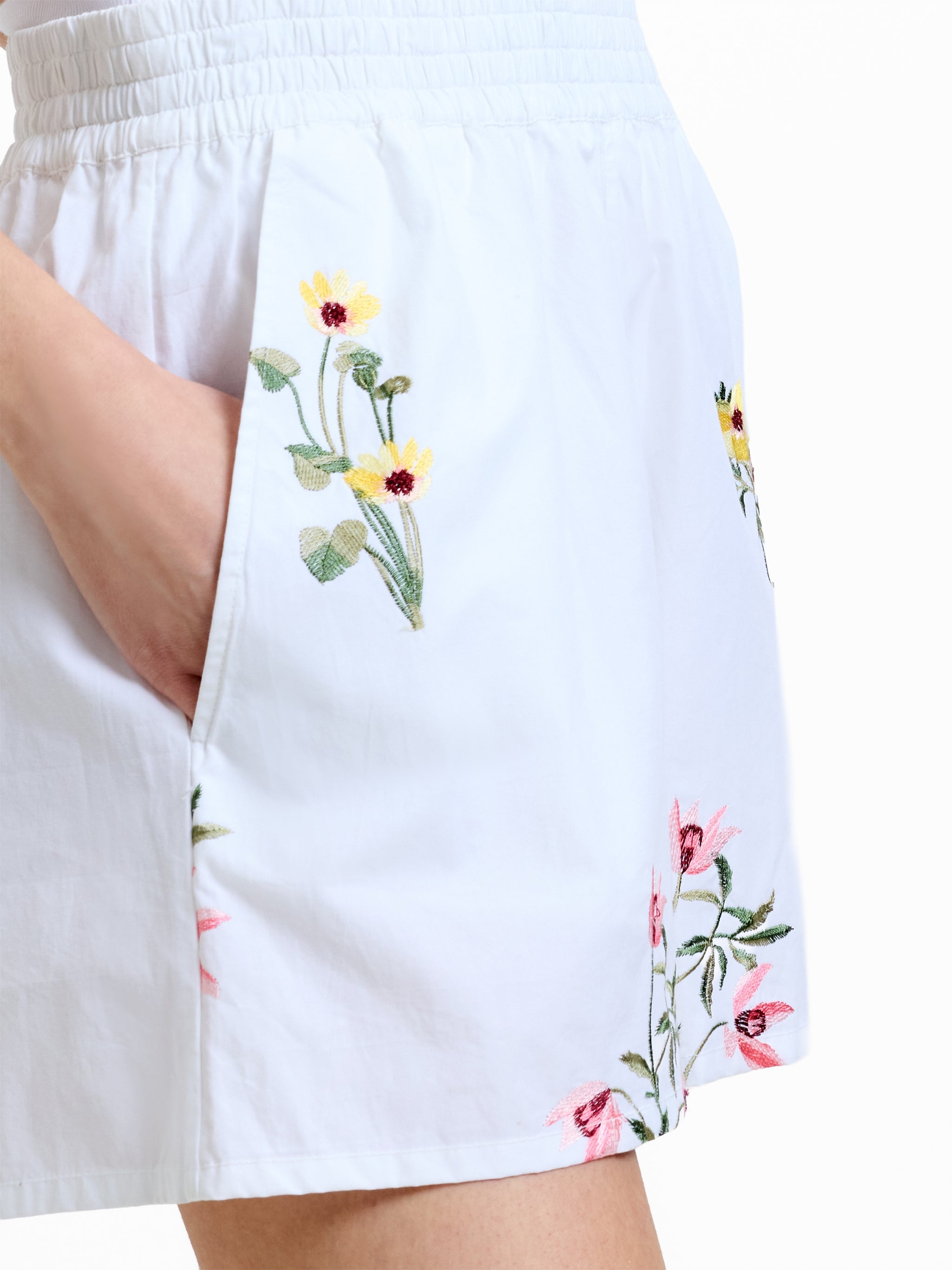 FRENCH CONNECTION  CAMBRIA LINEN WHITE SHORT
