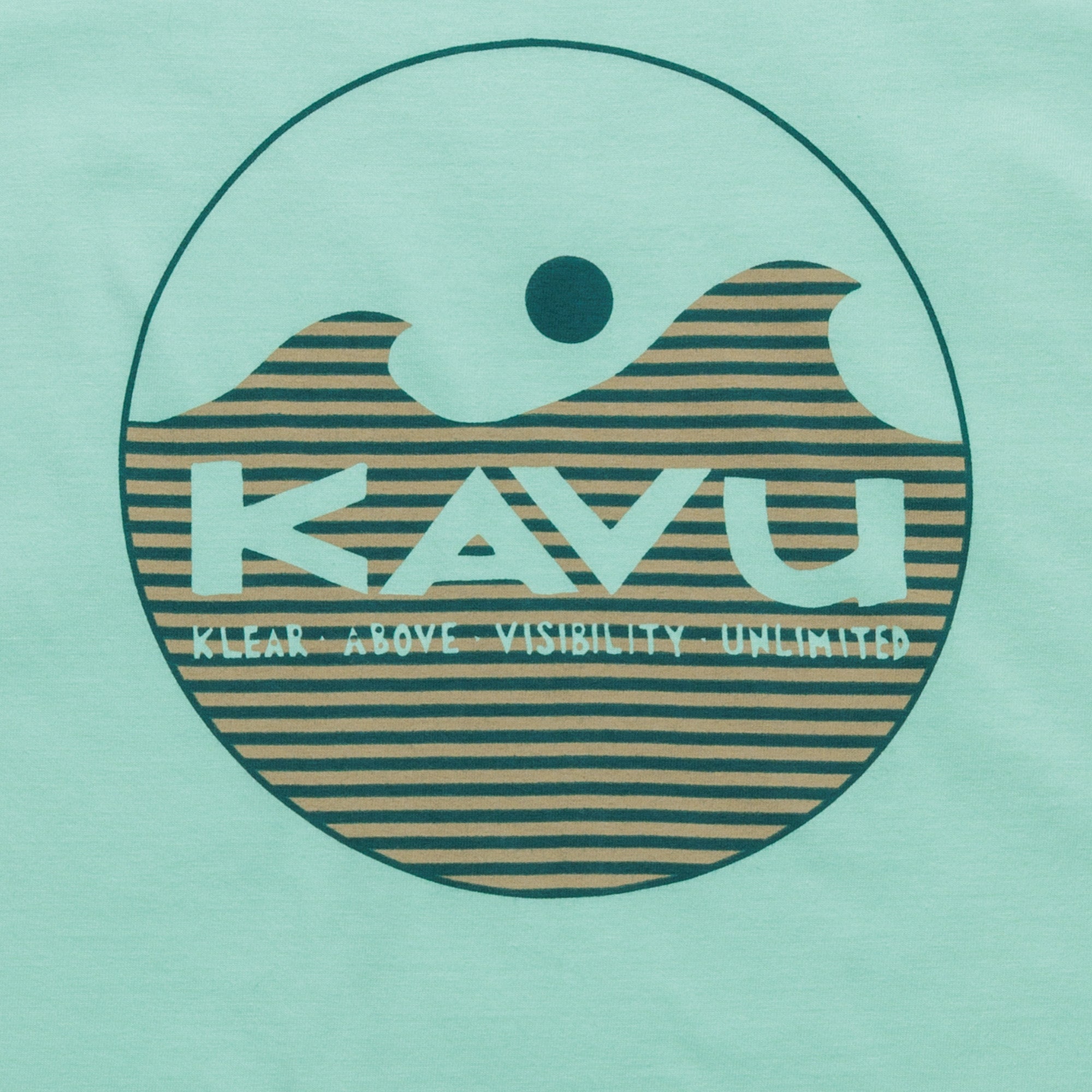 KAVU WAVES TEE JELLY MINT
