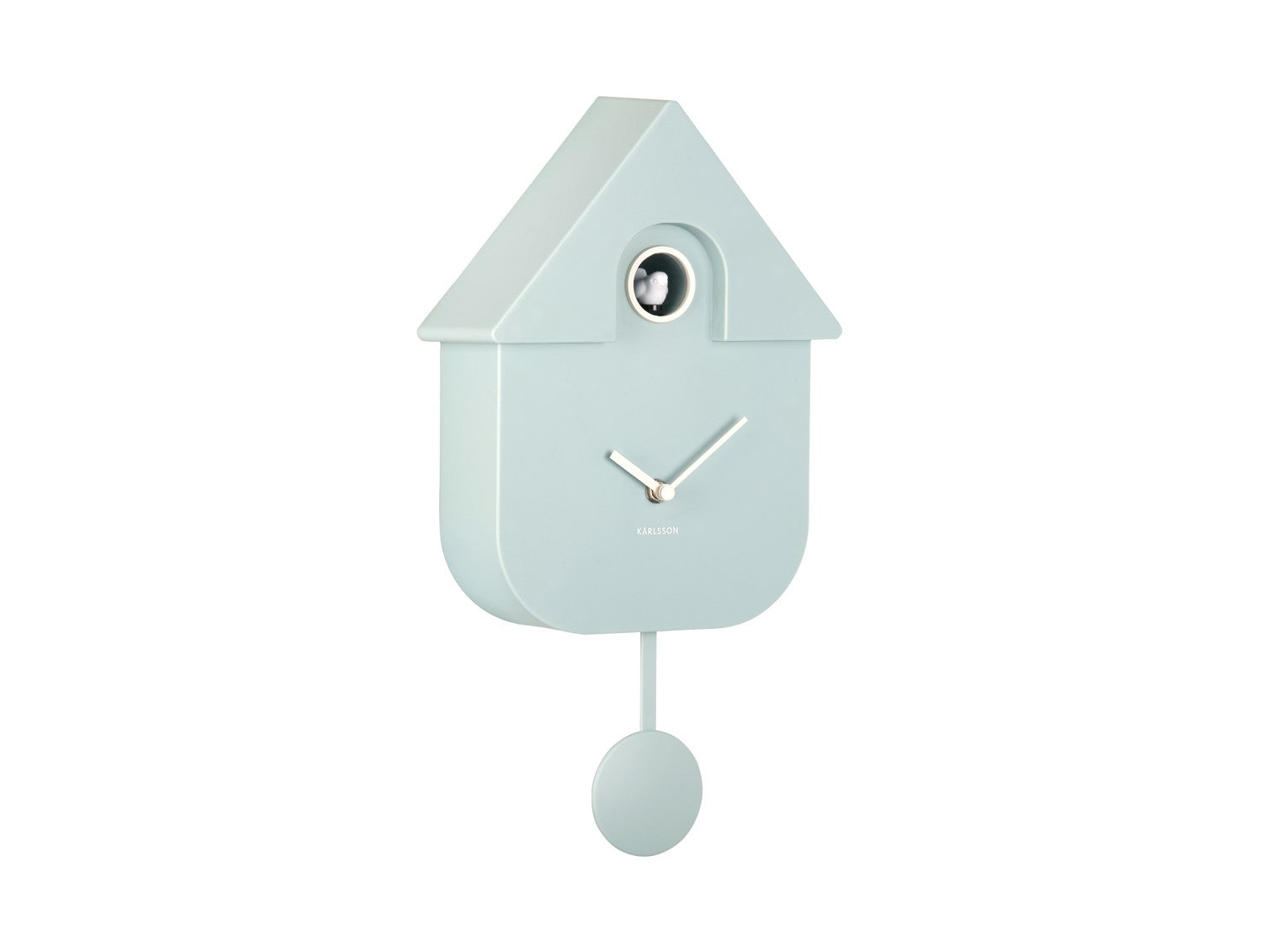 KARLSSON MODERN CUCKOO CLOCK SOFT BLUE