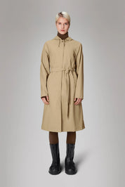RAINS A-LINE LONGER JKT SAND