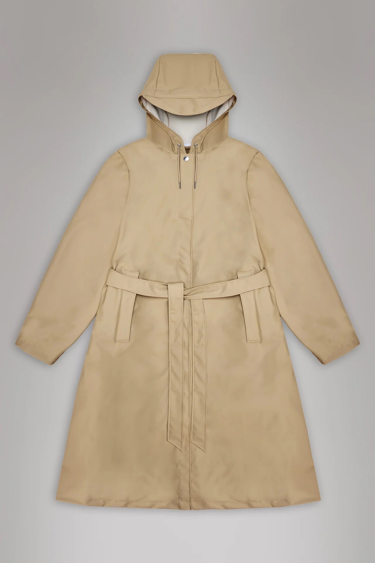 RAINS A-LINE LONGER JKT SAND