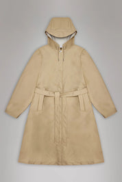 RAINS A-LINE LONGER JKT SAND