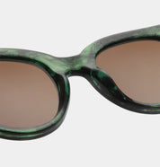 A.KJAERBEDE SUNGLASSES LILLY GREEN MARBLE
