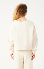 AMERICAN VINTAGE  COJTOWN ECRU SWEAT