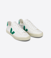 VEJA CAMPO LEATHER EXTRA WHITE EMERAUDE.