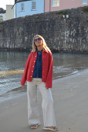 FRNCH  JEAN CREME STRIPE