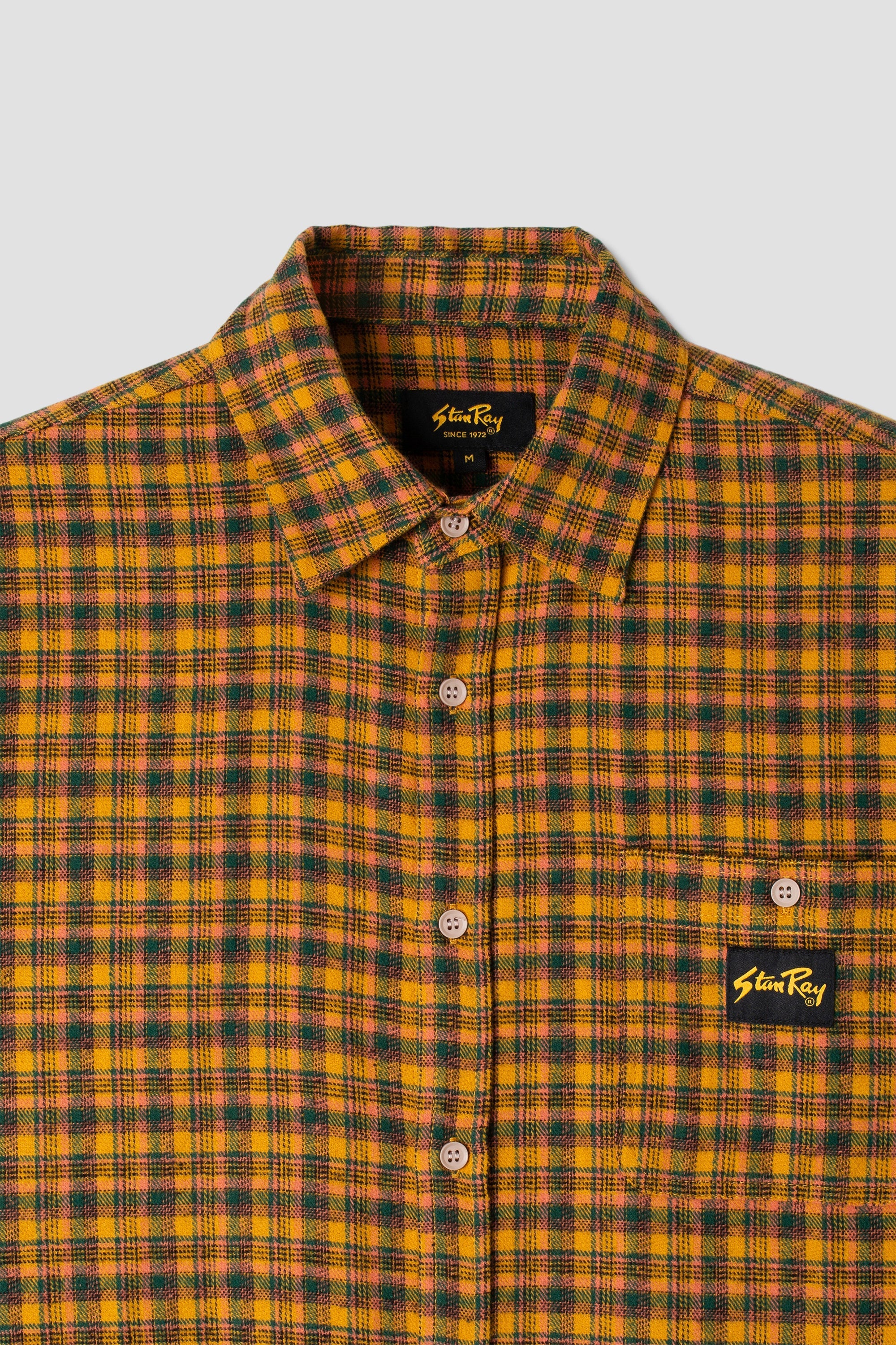 STANRAY FLANNEL SHIRT ORANGE PLAID