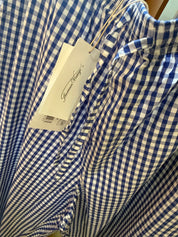AMERICAN VINTAGE EKIROW CHECK TRS VICHY BLUE