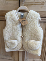 SHEEP BY THE SEA JUNIOR VEST ALPEN NATURAL