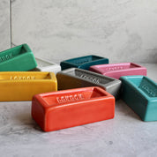 LONDON BRICK SOAP DISH ORANGE