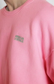 AMERICAN VINTAGE IZUBIRD SWEAT VINTAGE PINK