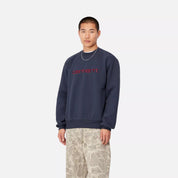 CARHARTT WIP  SWEAT AIR FORCE BLUE