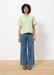 FRNCH  ILEA CHECK CITRON VERT SHIRT