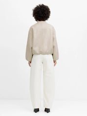 FRENCH CONNECTION  NELLIE OATMEAL JACKET