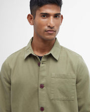 BARBOUR  WASHED O SHIRT BLEACHED OLIVE