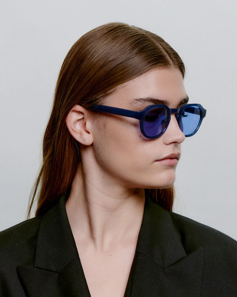 A.KJAERBEDE SUNGLASSES ZAN BLUE STEEL