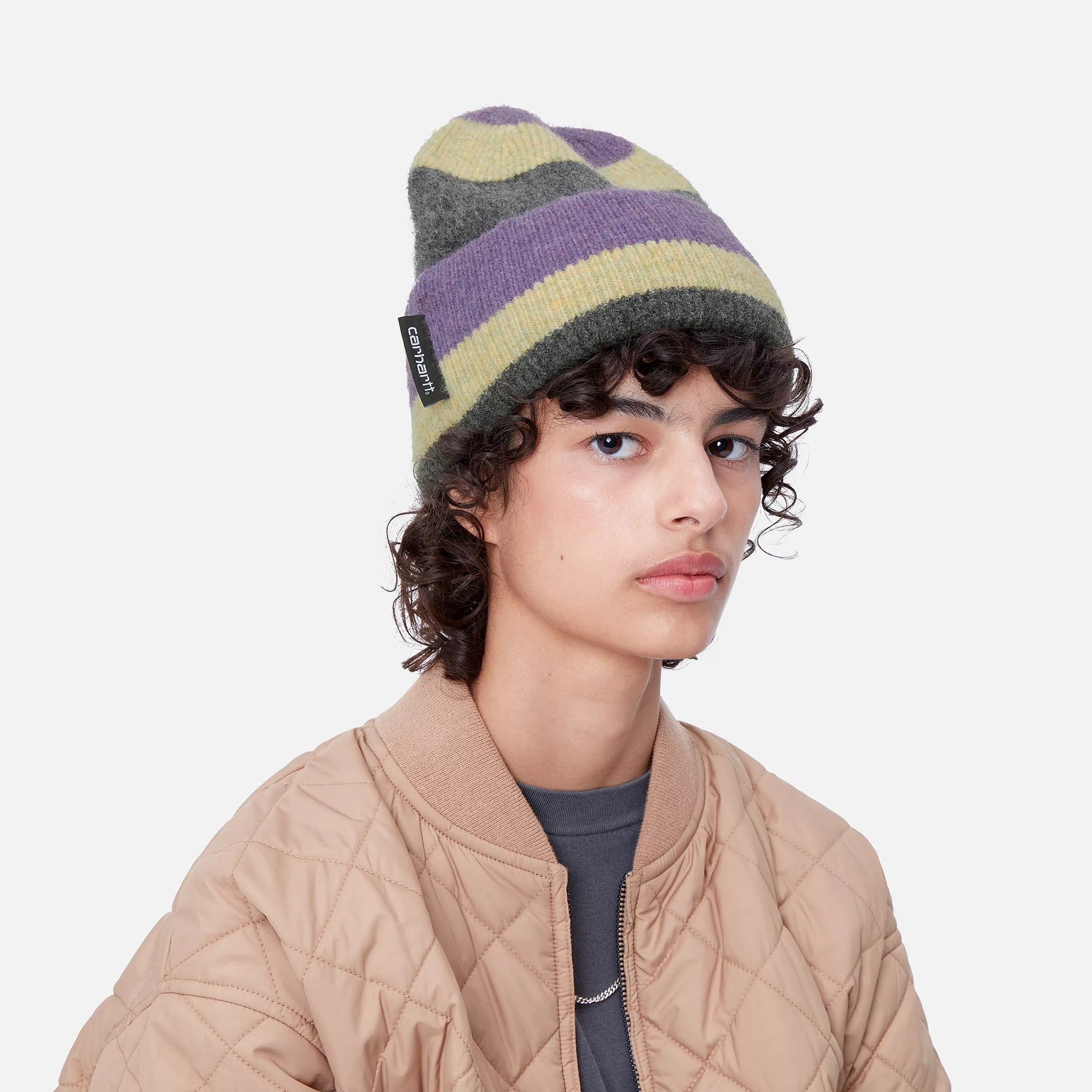 CARHARTT WIP  SUNDLING BEANIE STRIPE AURA