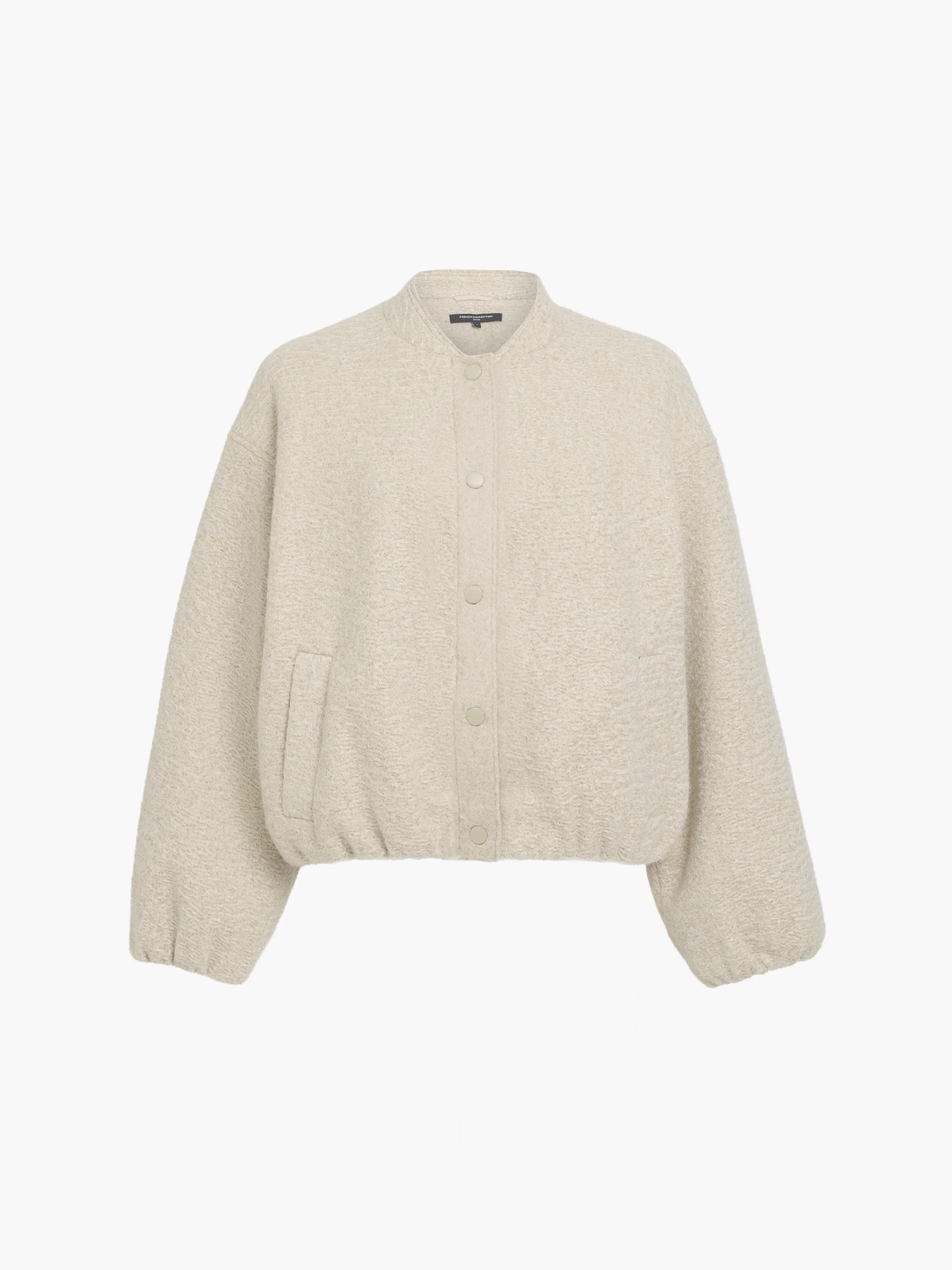 FRENCH CONNECTION  NELLIE OATMEAL JACKET