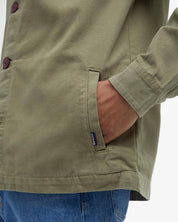 BARBOUR  WASHED O SHIRT BLEACHED OLIVE