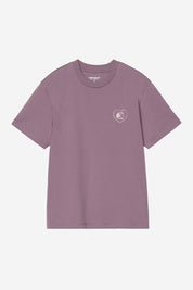 CARHARTT WIP  HEARTS PHLOX PINK TEE