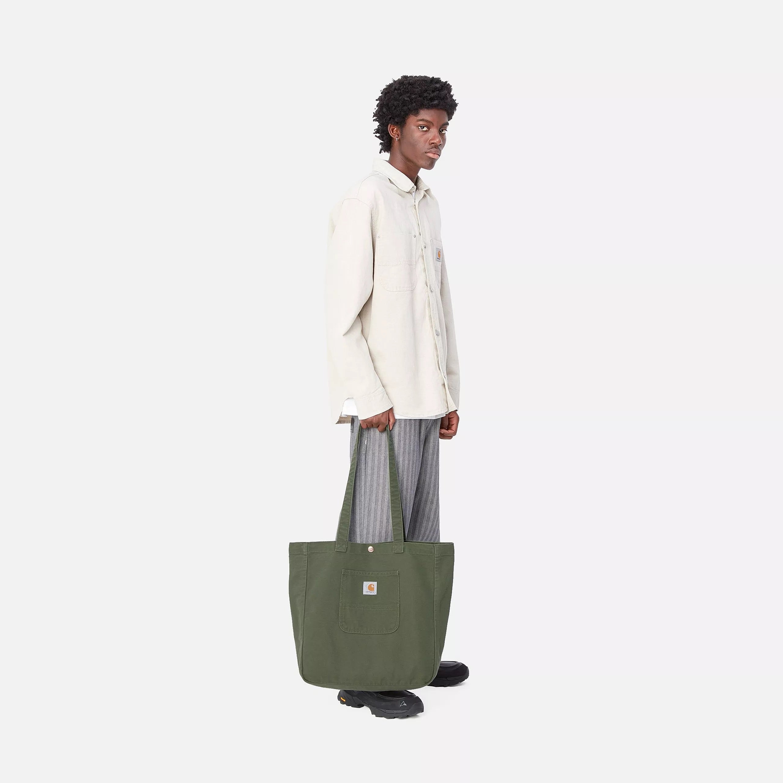 CARHARTT WIP  BAYFIELD TOTE TARRAGON RINSED