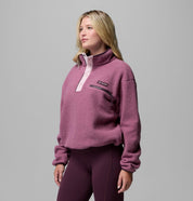COLUMBIA  HELVETIA II CROP ANTIQUE MAUVE