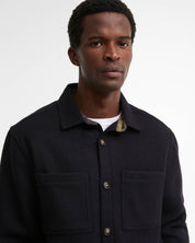 BARBOUR  MARLTOWN NAVY MARL OVERSHIRT