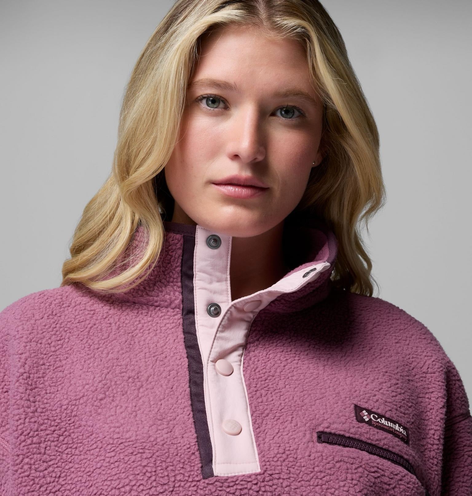 COLUMBIA  HELVETIA II CROP ANTIQUE MAUVE