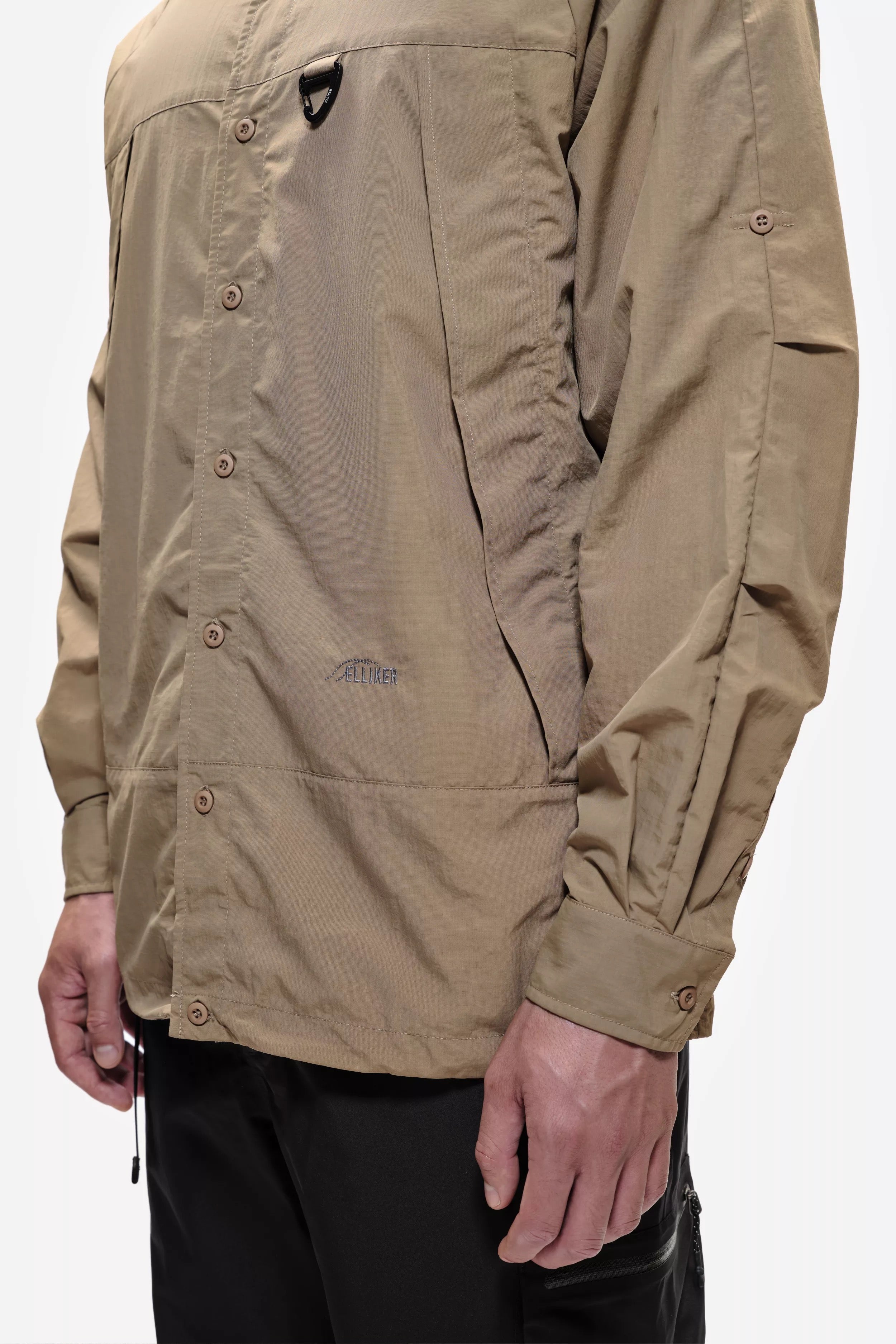 ELLIKER CRAW ZIPPER TECH SHIRT SAND