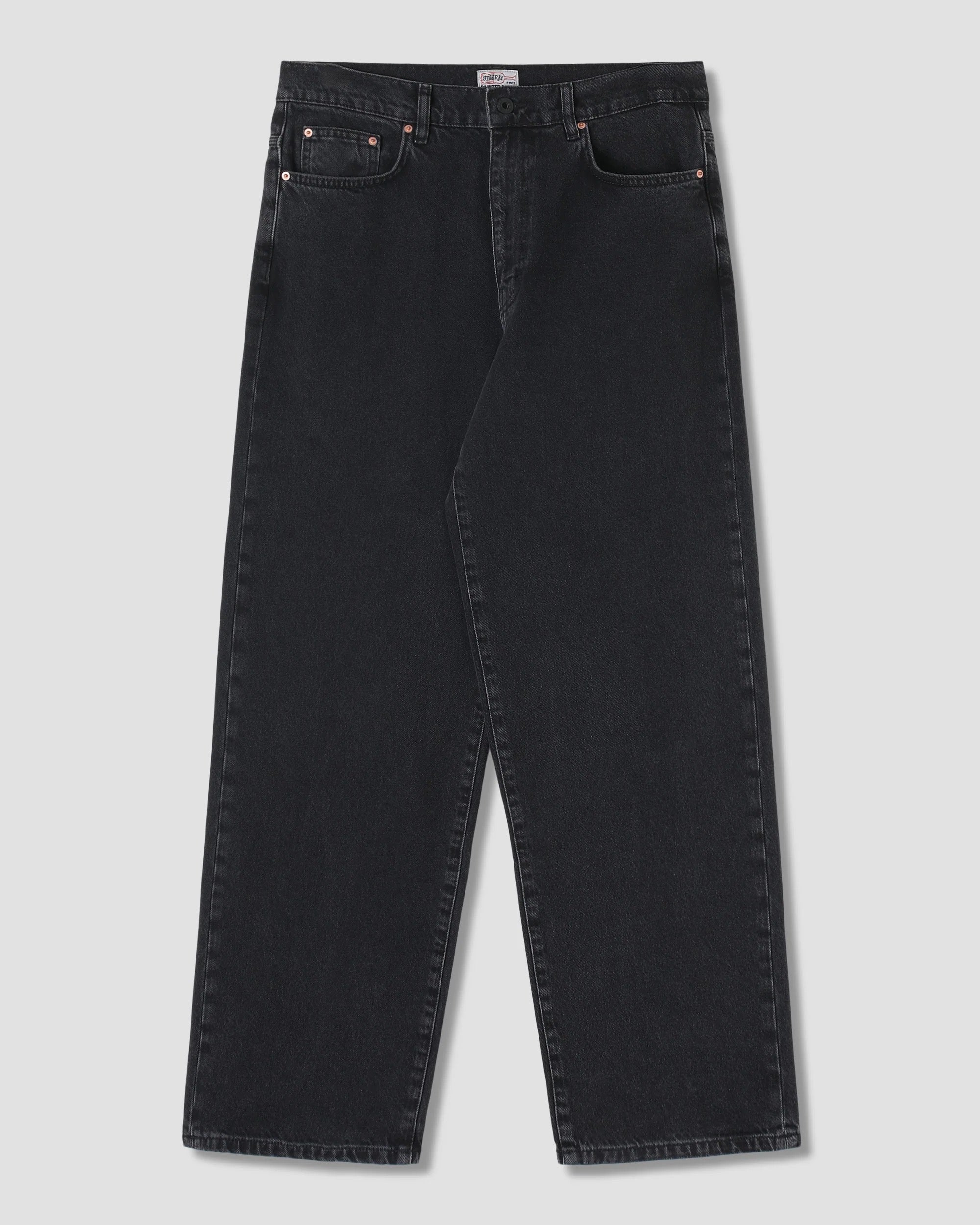 STANRAY WIDE 5 STONEWASHED BLACK JEANS