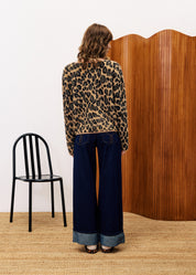 FRNCH LEOPARD LEOPARD CARDIGAN